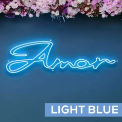 Neon Sign "Amor" - Choose your Size and Color!