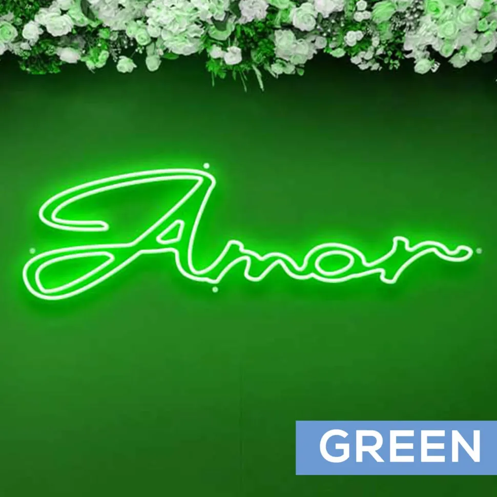 Neon Sign "Amor" - Choose your Size and Color!