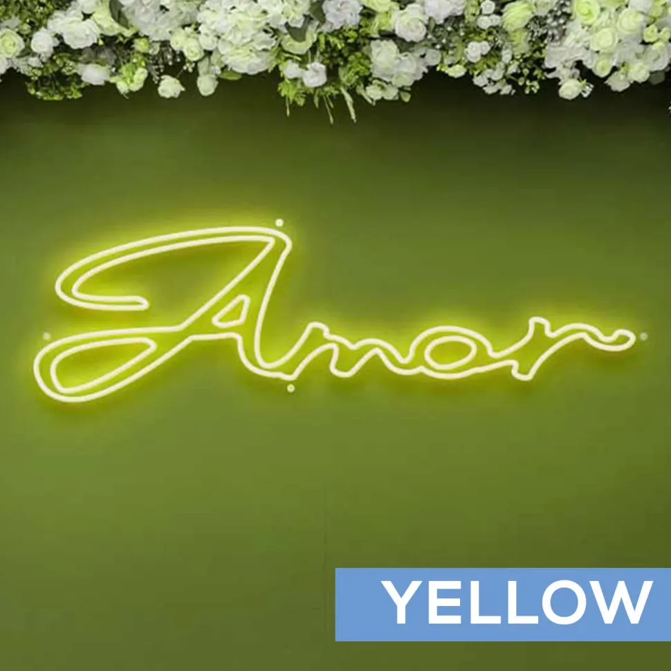 Neon Sign "Amor" - Choose your Size and Color!