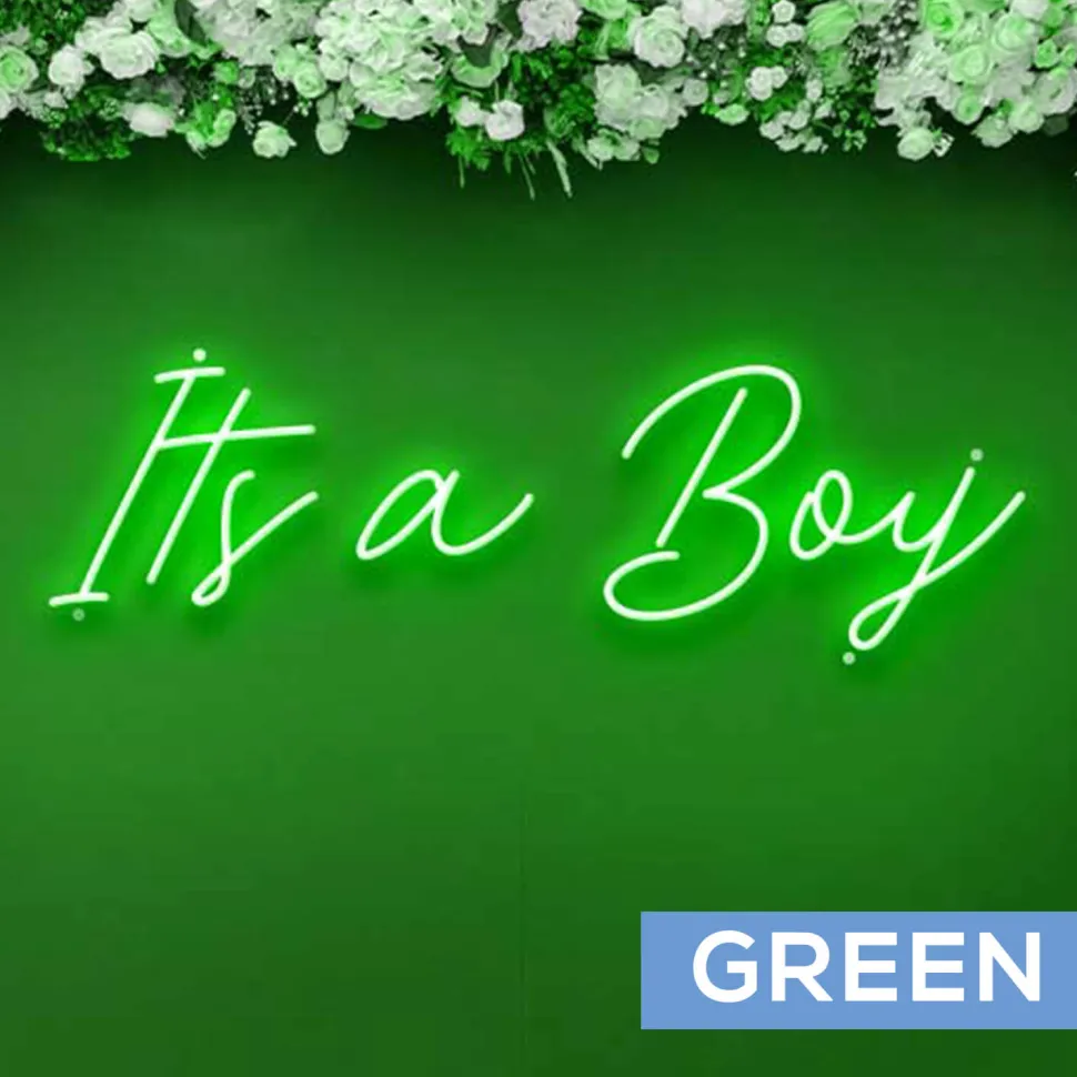 Neon Sign "It's a Boy" - Choose your Size and Color!
