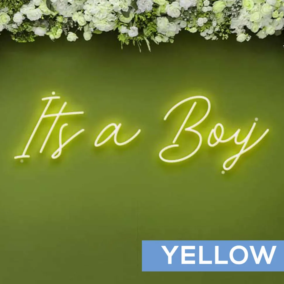 Neon Sign "It's a Boy" - Choose your Size and Color!