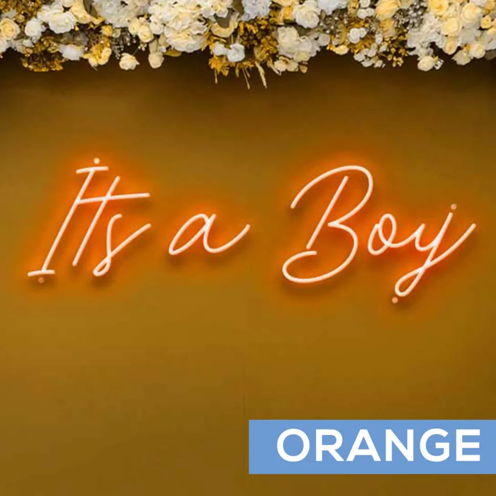 Neon Sign "It's a Boy" - Choose your Size and Color!
