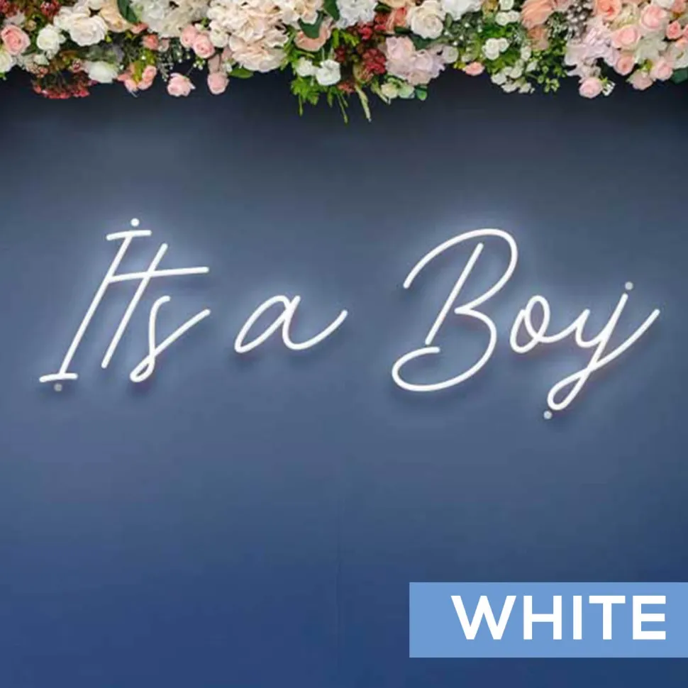 Neon Sign "It's a Boy" - Choose your Size and Color!