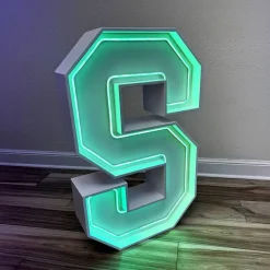 Neon Wood Marquee Letters , Numbers & Symbols – Handmade in USA – Light Up Signs for Events & Weddings – Multiple Sizes