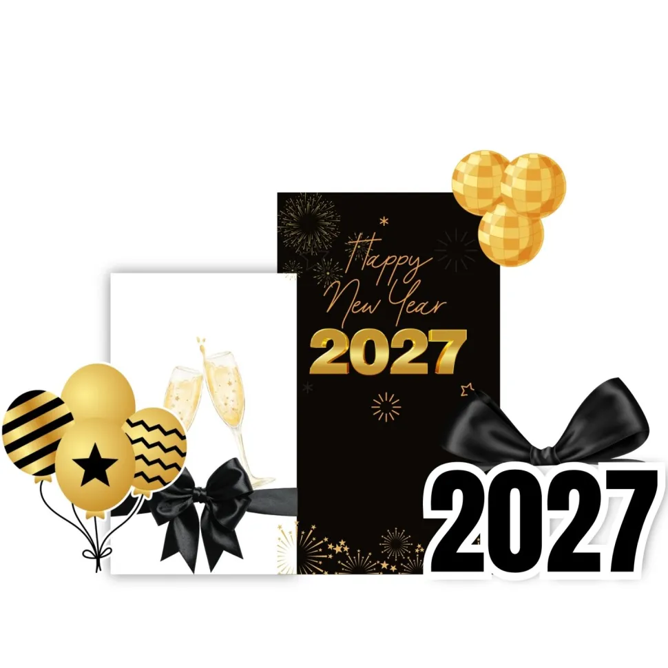 New Years 1 Foam Core Birthday Backdrop Kit by PopScene™