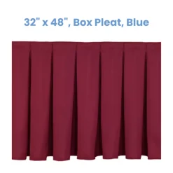 NPS Stage Skirting – Box Pleat