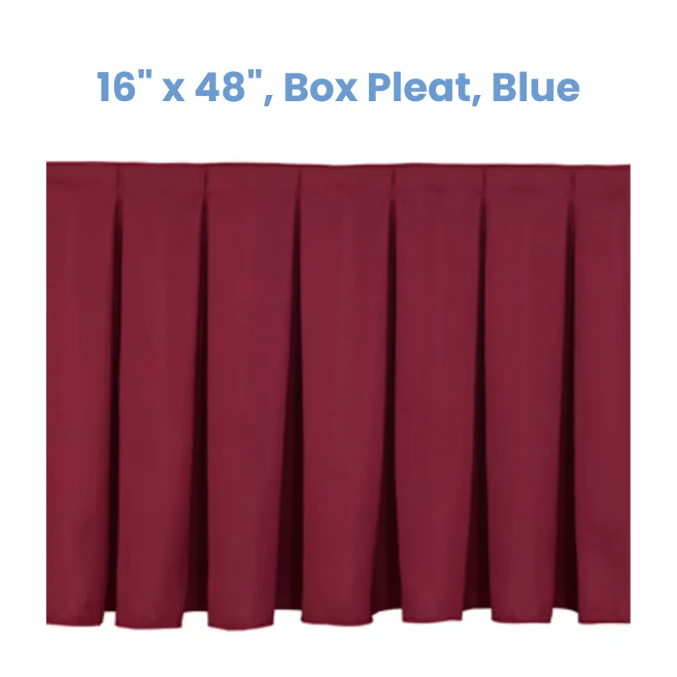 NPS Stage Skirting – Box Pleat