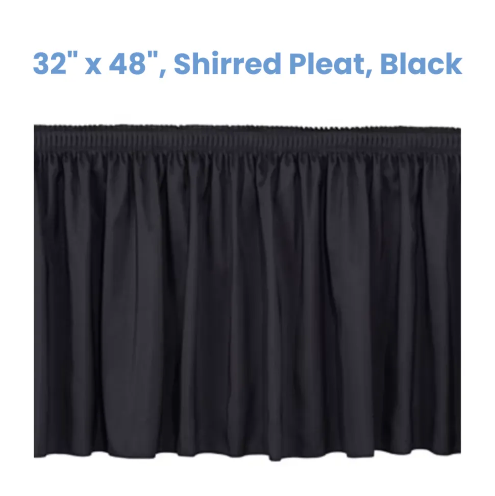 NPS Stage Skirting – Shirred Pleat