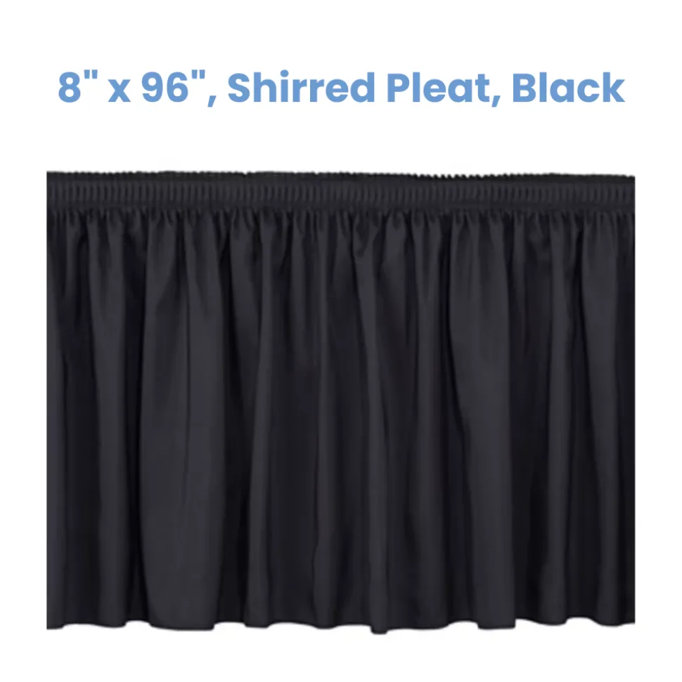 NPS Stage Skirting – Shirred Pleat