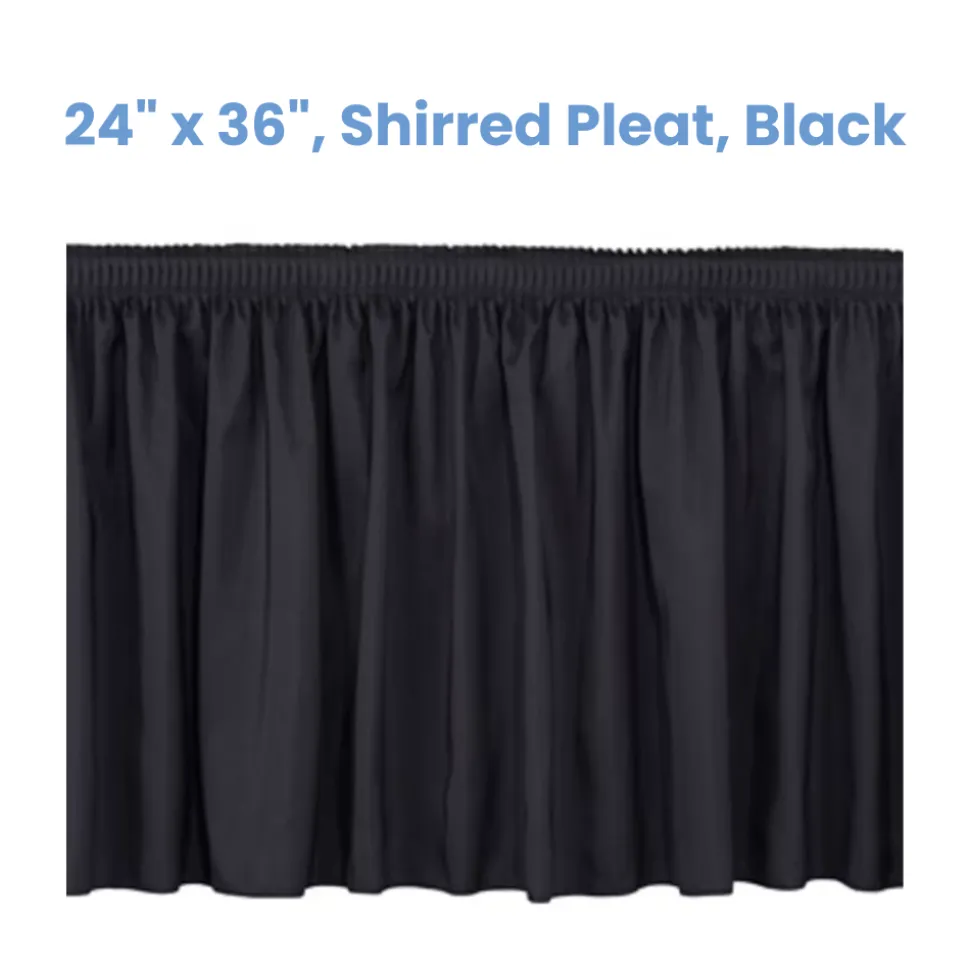 NPS Stage Skirting – Shirred Pleat