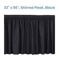 NPS Stage Skirting – Shirred Pleat