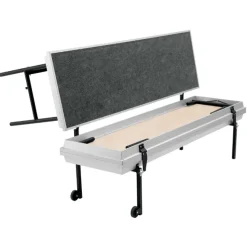 NPS Transport 3-Level Choral Riser with Grey Carpet