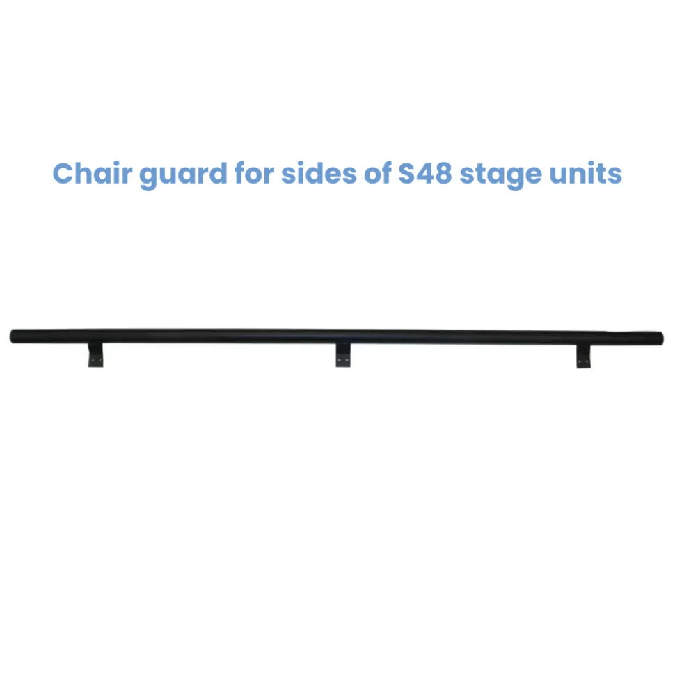 NPS Universal Heavy-Duty Chair Guard for Stage & Riser Units