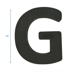 OASIS 14" Floral Foam Letter G – Midnight Foam Shape for Professional Florists