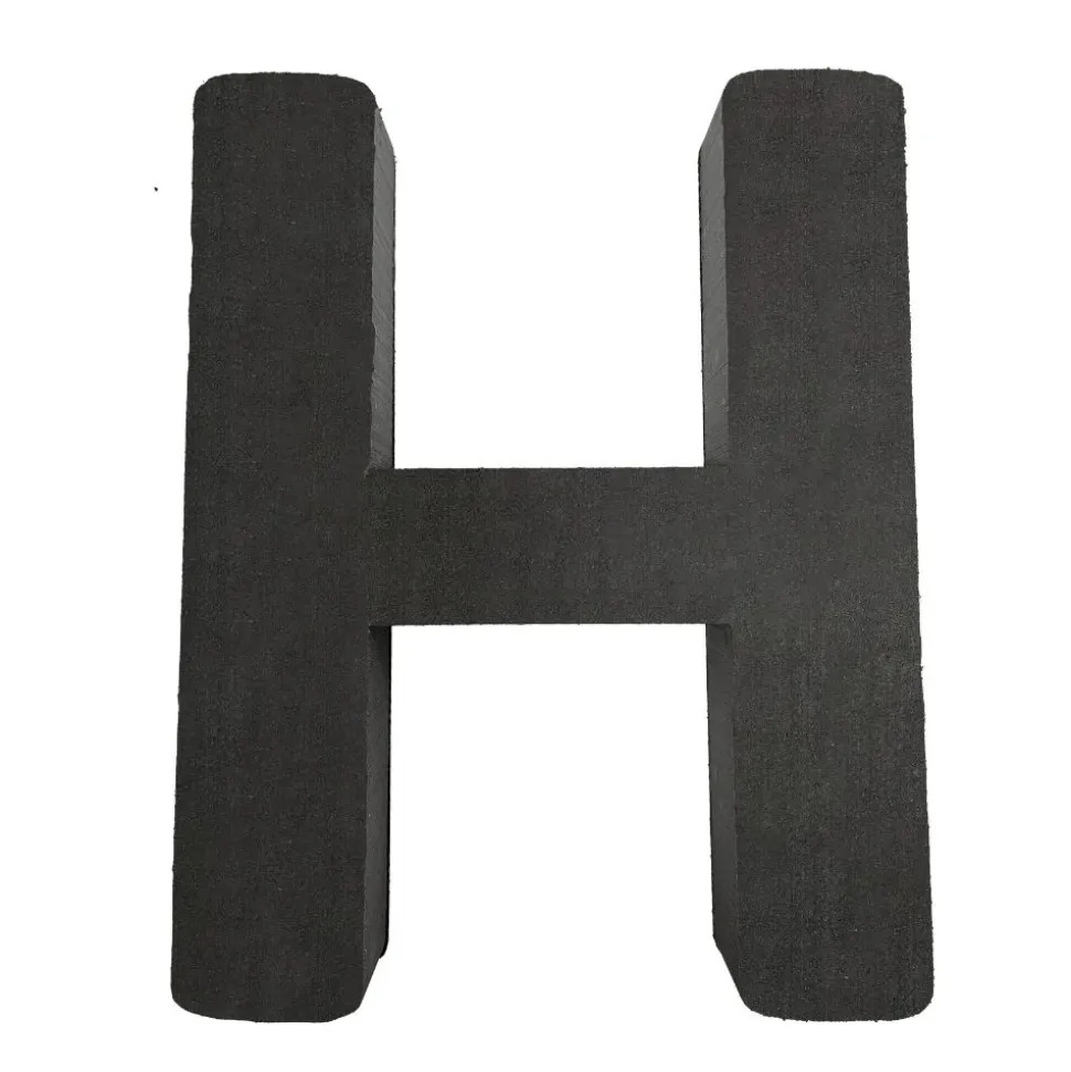 OASIS 14" Floral Foam Letter H – Midnight Foam Shape for Professional Florists