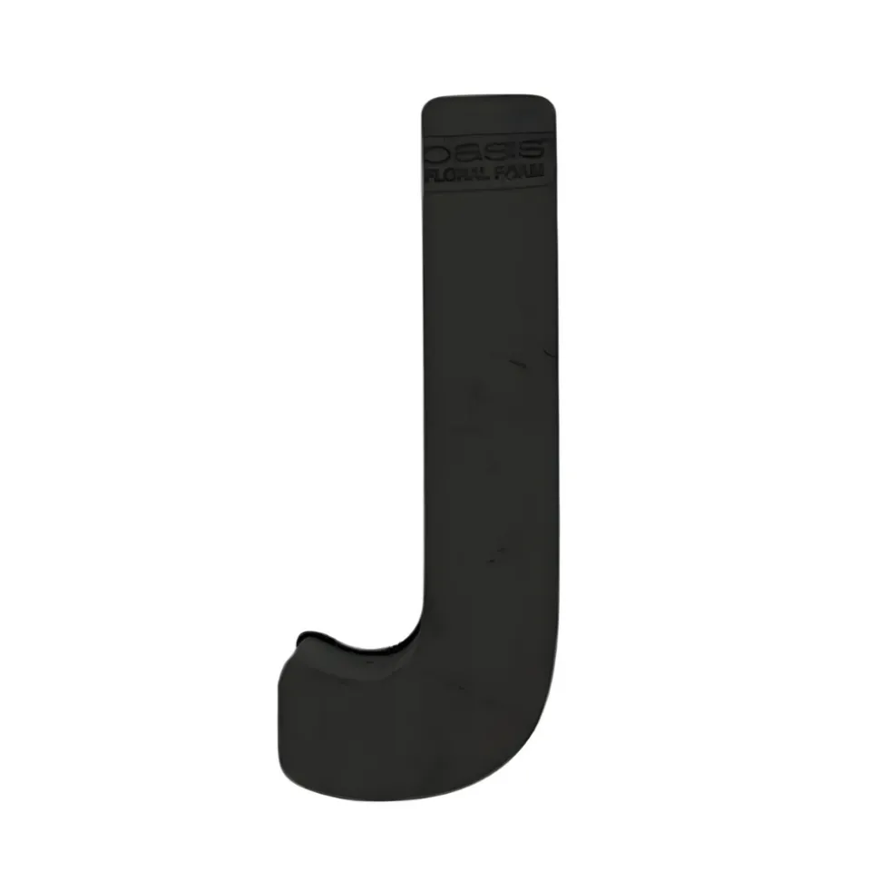 OASIS 14" Floral Foam Letter J – Midnight Foam Shape for Professional Florists