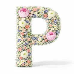 OASIS 14" Floral Foam Letter P – Midnight Foam Shape for Professional Florists