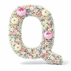 OASIS 14" Floral Foam Letter Q – Midnight Foam Shape for Professional Florists