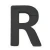 OASIS 14" Floral Foam Letter R – Midnight Foam Shape for Professional Florists
