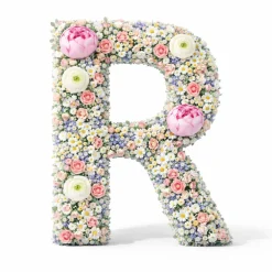 OASIS 14" Floral Foam Letter R – Midnight Foam Shape for Professional Florists