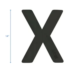 OASIS 14" Floral Foam Letter X – Midnight Foam Shape for Professional Florists