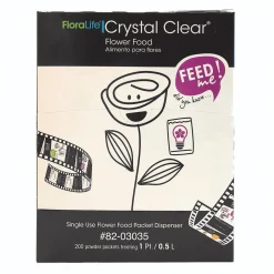 OASIS Floralife CRYSTAL CLEAR® Flower Food 300 - 1 pt./0.5 L Packet
