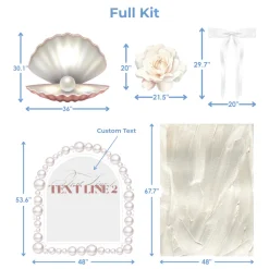 Oceana Pearl Foam Core Backdrop Kit by PopScene™