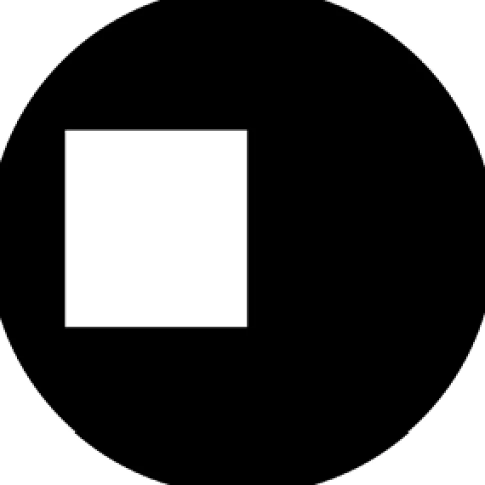 Opening Door - Stock Gobo for Gobo Light Projectors - Choose your size!