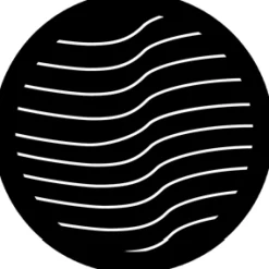 Organic 6 - Stock Gobo for Gobo Light Projectors -Choose your size!