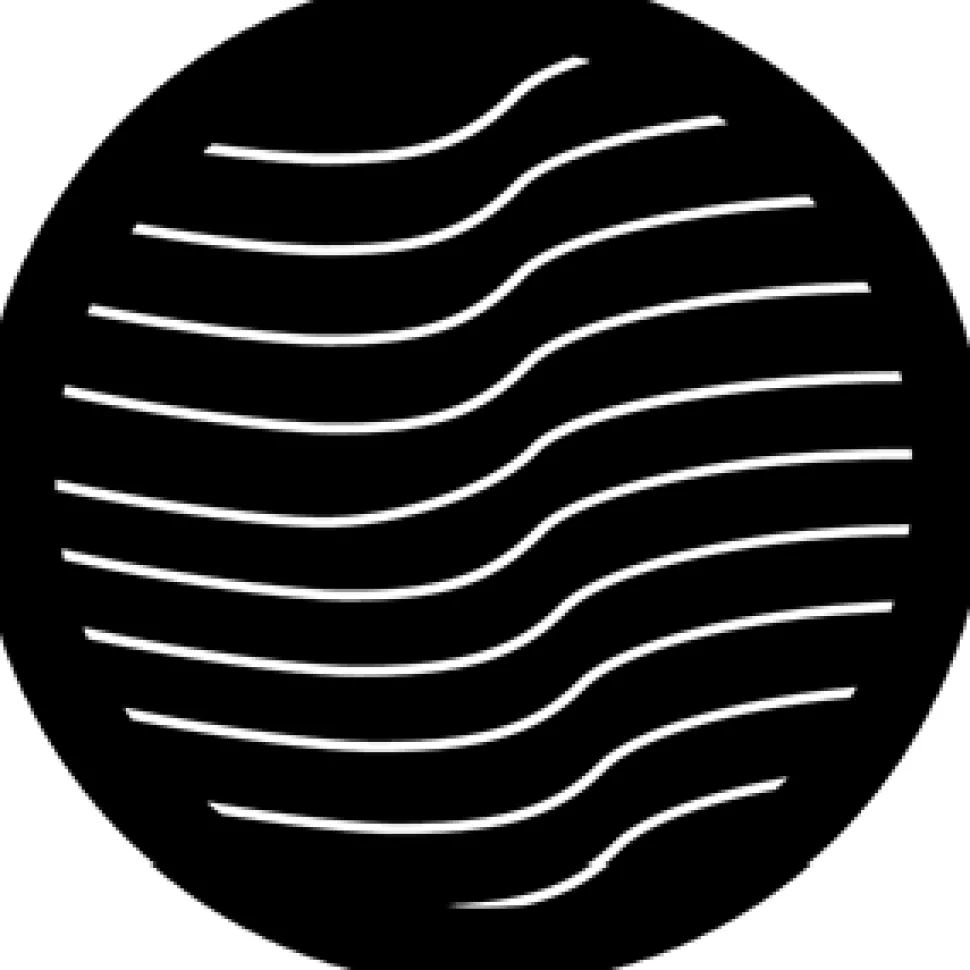 Organic 6 - Stock Gobo for Gobo Light Projectors -Choose your size!