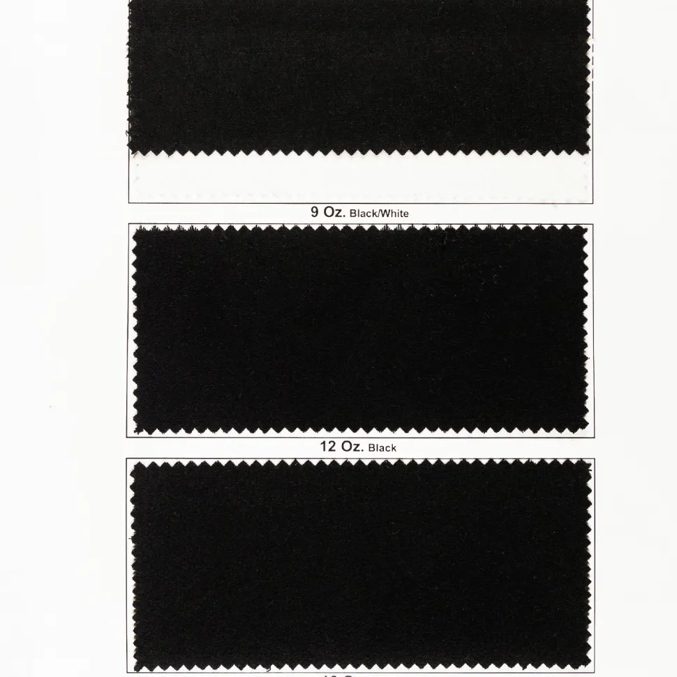 9oz. Fire Retardant Duvetyne/Commando Cloth - Sewn Drape Panel w/ 4" Rod Pockets - 12ft
