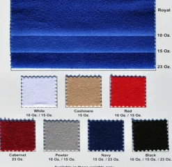 15oz. Fire Retardant Polyester Velour by the Yard - Economy Decorator Grade - 60" Wide - Choice of Colors