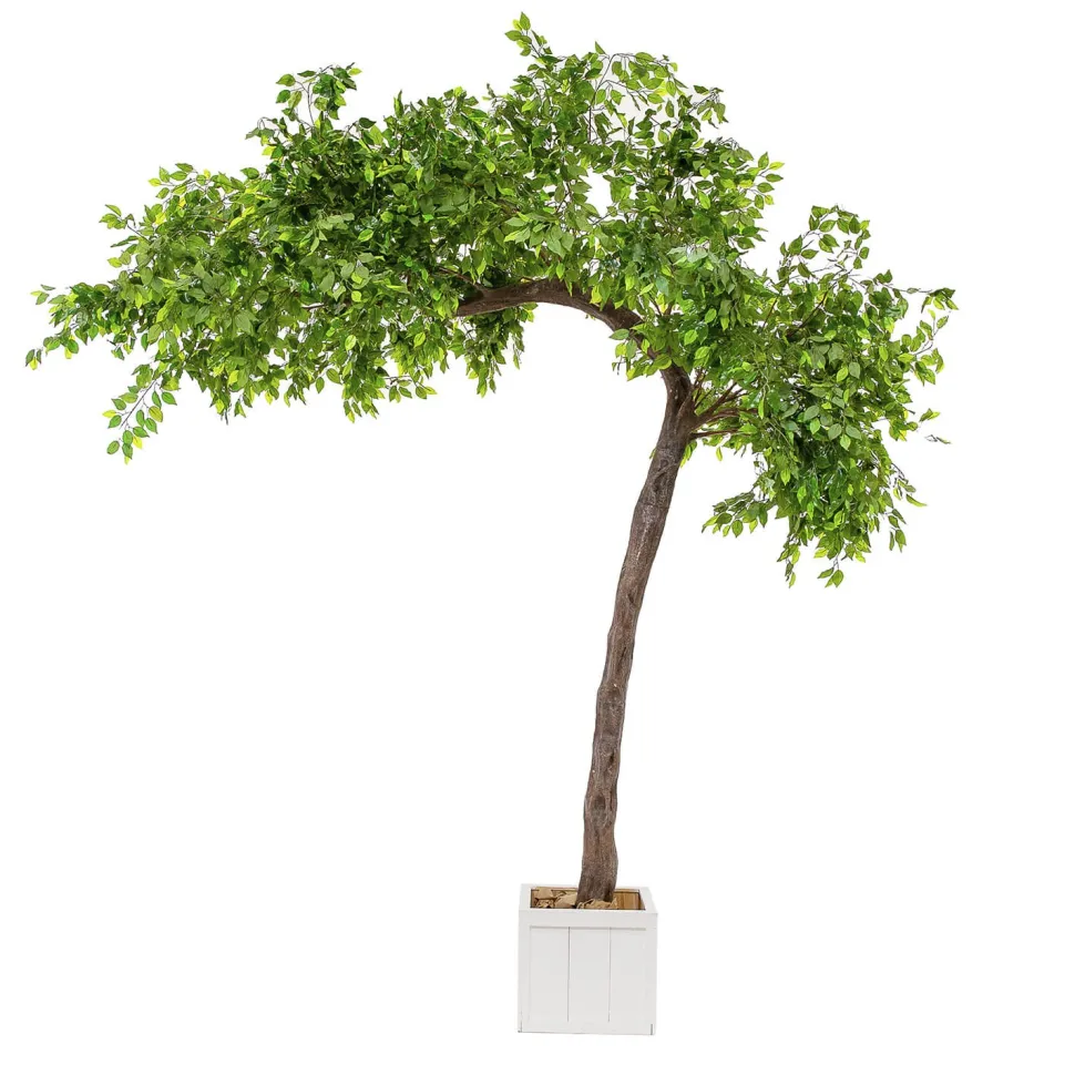 PAIR of 11ft Artificial Fig Leaf Tree, 27 Interchangeable Branches | ModTree™ Collection