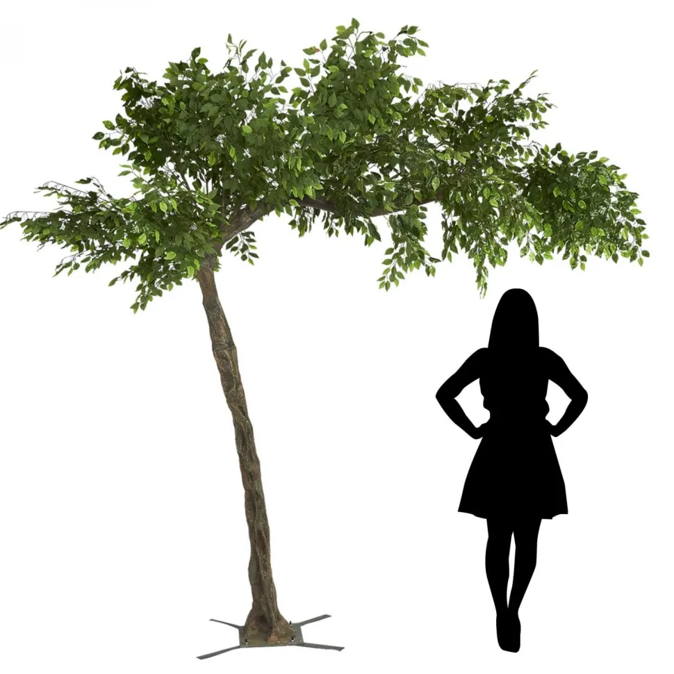 PAIR of 11ft Artificial Fig Leaf Tree, 27 Interchangeable Branches | ModTree™ Collection