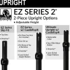 6-Panel Black Anodized Pipe and Drape Kit / Backdrop - 10-18 Feet Tall (Adjustable)