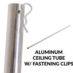 4-Panel Ceiling Draping Kit - HARDWARE ONLY