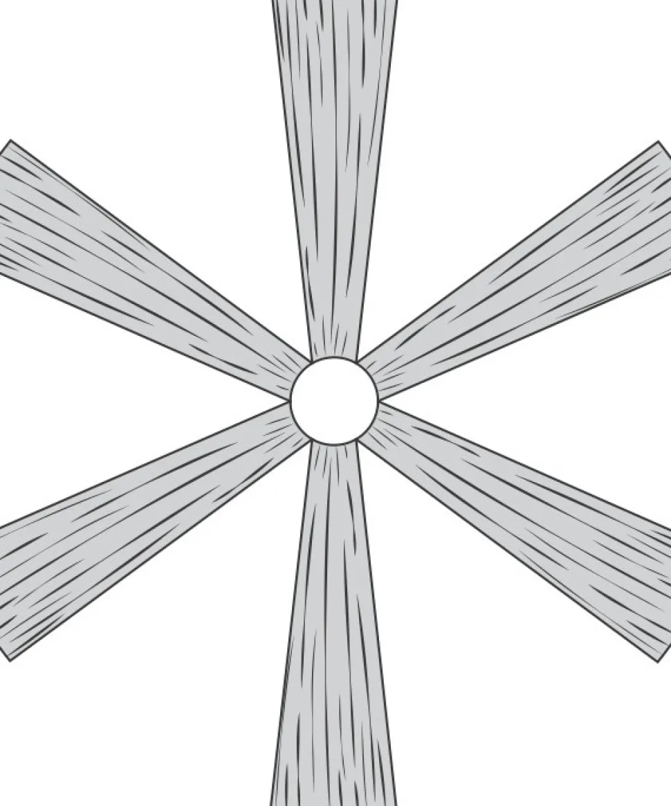 6-Panel 10ft Starburst Ceiling Draping Kit (22 Feet Wide)