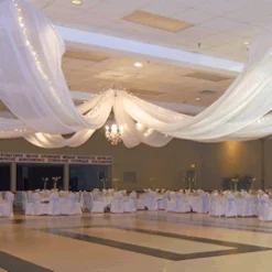6-Panel 40ft Starburst Ceiling Draping Kit (82 Feet Wide)