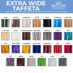 10 Panel Kit - Prefabricated Complete Ceiling Drape Kit - 40ft Diameter - Select Drop, Fabric & Color!