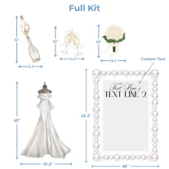 Pearl Promise Foam Core Backdrop Kit by PopScene™