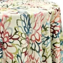 Perennial Reversible Tablecloth by Eastern Mills - Navy/Ivory - Many Size Options