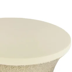 Perfect Fit Sequin Spandex Cocktail Table Cover 30"-32" Round - Champagne