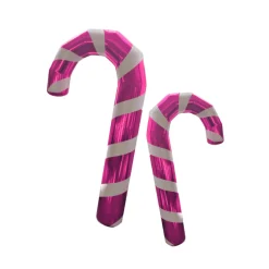 Pink Giant Inflatable Mirror Candy Cane – Maxorb™ Reflective Holiday Event Decor – Commercial Installation Sizes