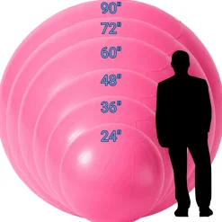 Pink Giant Inflatable Modern Ball Sphere – Maxorb™ Event Decor – Commercial Installation Sizes