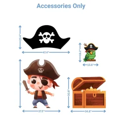 Pirate Island 2 Foam Core Birthday Backdrop Kit by PopScene™