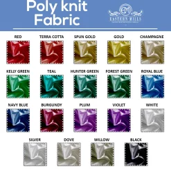Poly Knit Fabric by the Yard