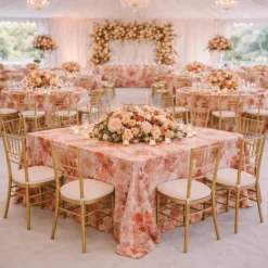 Pomegranate Florence Jacquard Tablecloth - Multiple Size Options
