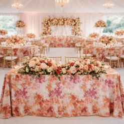 Pomegranate Florence Jacquard Tablecloth - Multiple Size Options