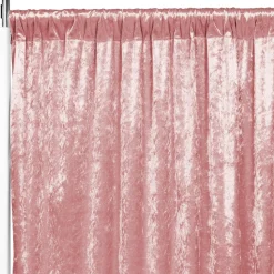 Premade Velvet Backdrop Curtain 12ft Long x 52in Wide in Dusty Rose/Mauve