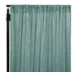 Premade Velvet Backdrop Curtain 10ft Long x 52in Wide in Eucalyptus